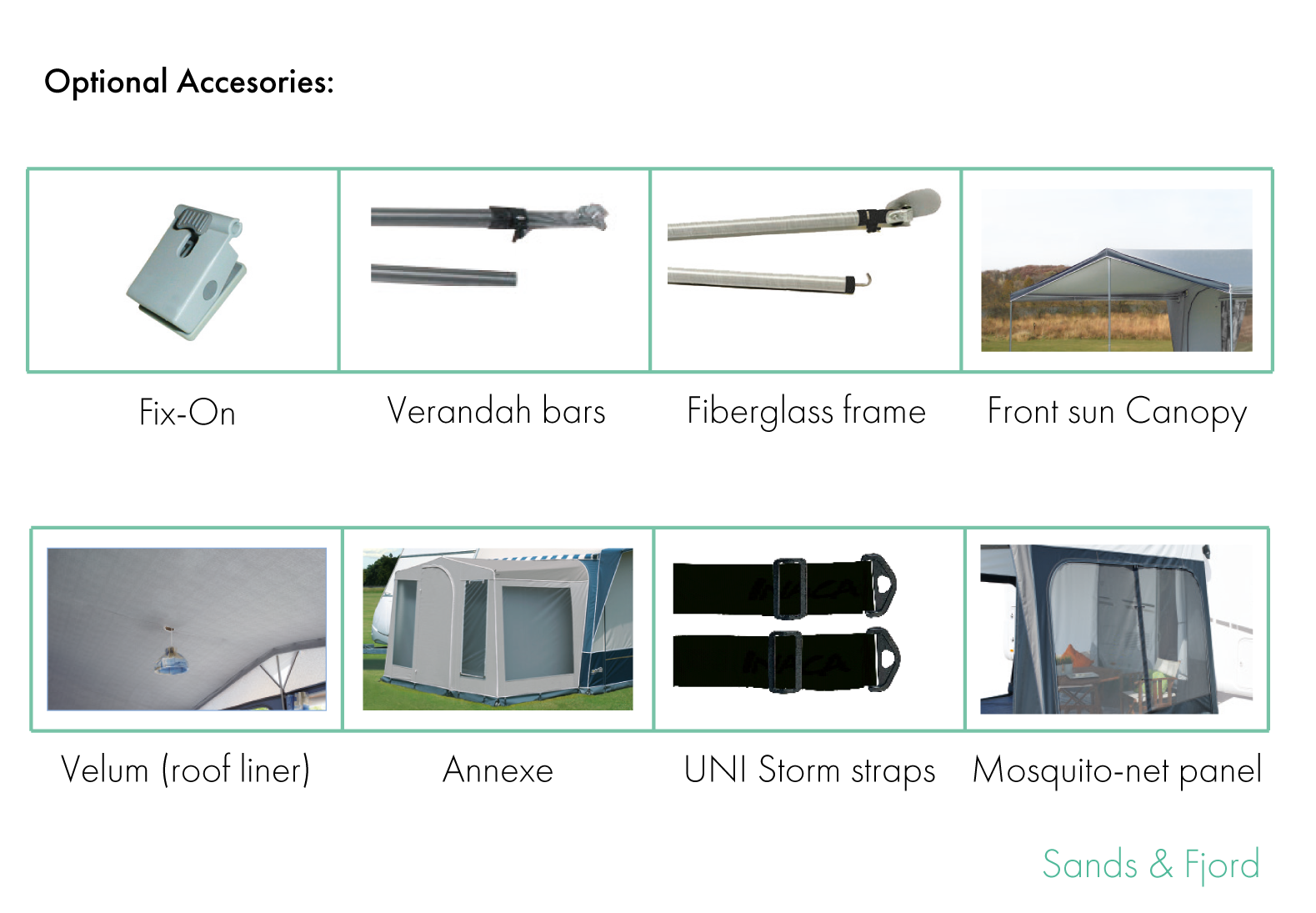 Accesorios opcionales